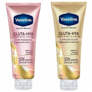 ครีมทาผิววาสลีน Vaseline Healthy Bright Gluta-Hya Serum Burst Lotion Dewy Radiance